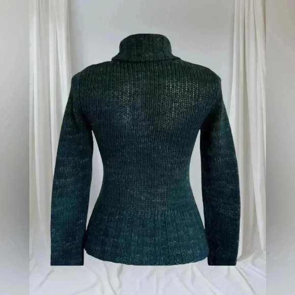 💟Teal Turtleneck Sweater - Picture 7 of 14